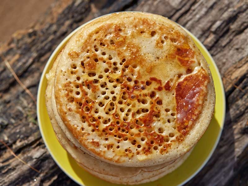 pancakes with apples, backpacking breakfast recipes, camping breakfasts