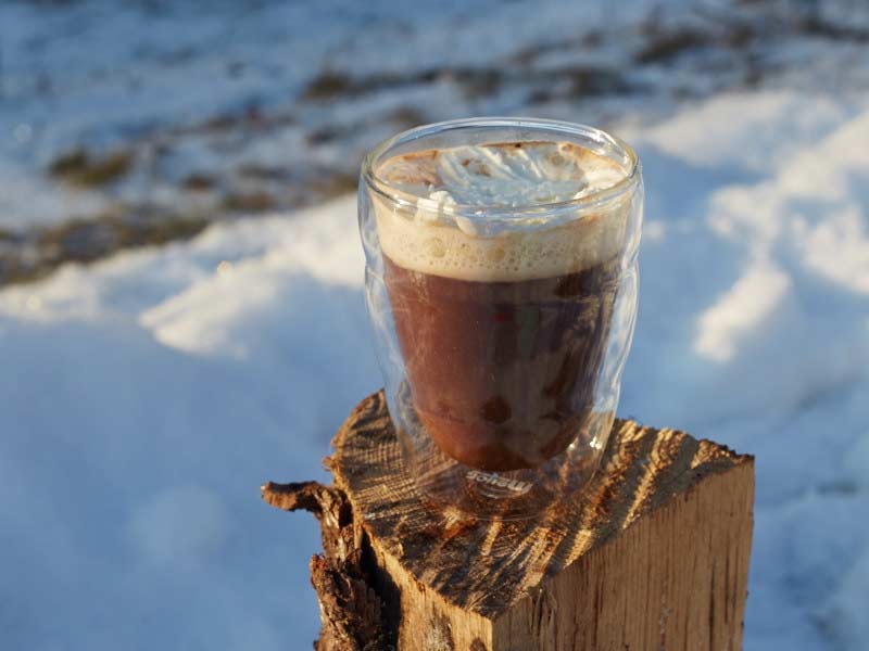 really hot chocolate, hot trail drinks, backpacking drinks