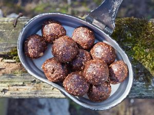 chocolate almond tsampa energy balls, hiking snacks, trail recipes