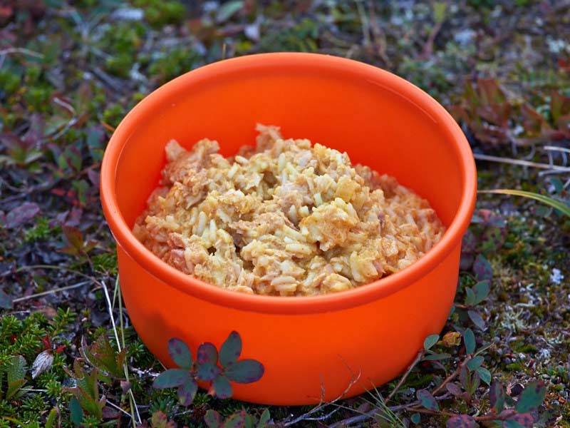 tuna curry, backpacking meals, backpacking recipes