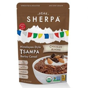 Tsampa Cereal Chocolate Almond, sherpa foods